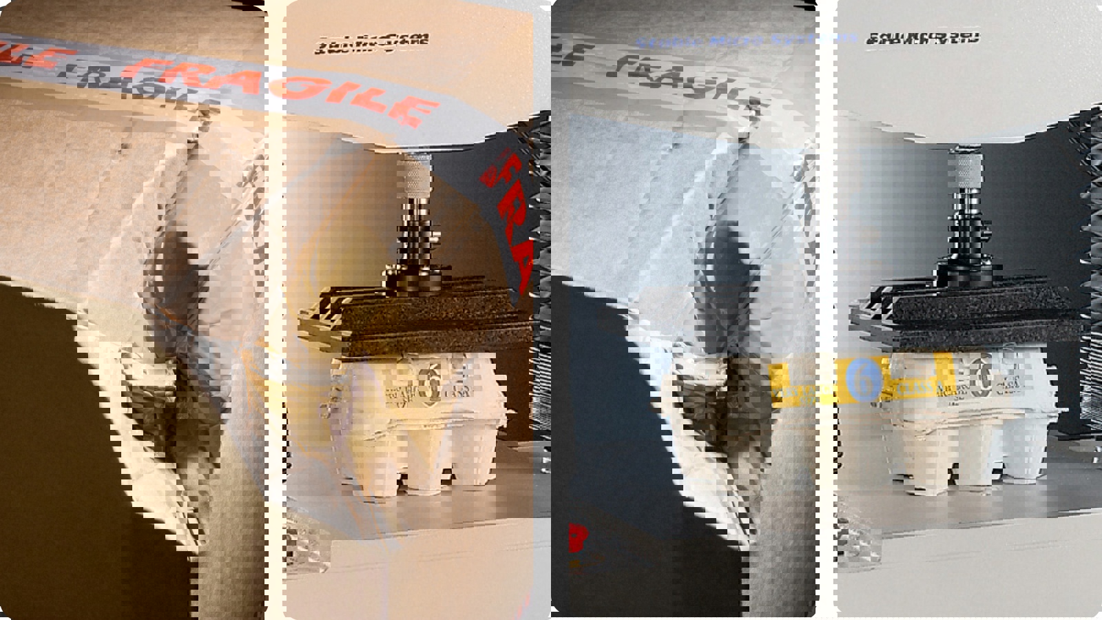 Imitative test of compression of a box