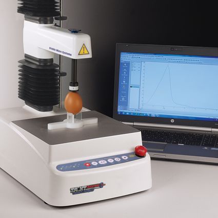 Egg Quality Testing System On The TA.Xtexpressc Texture Analyser 