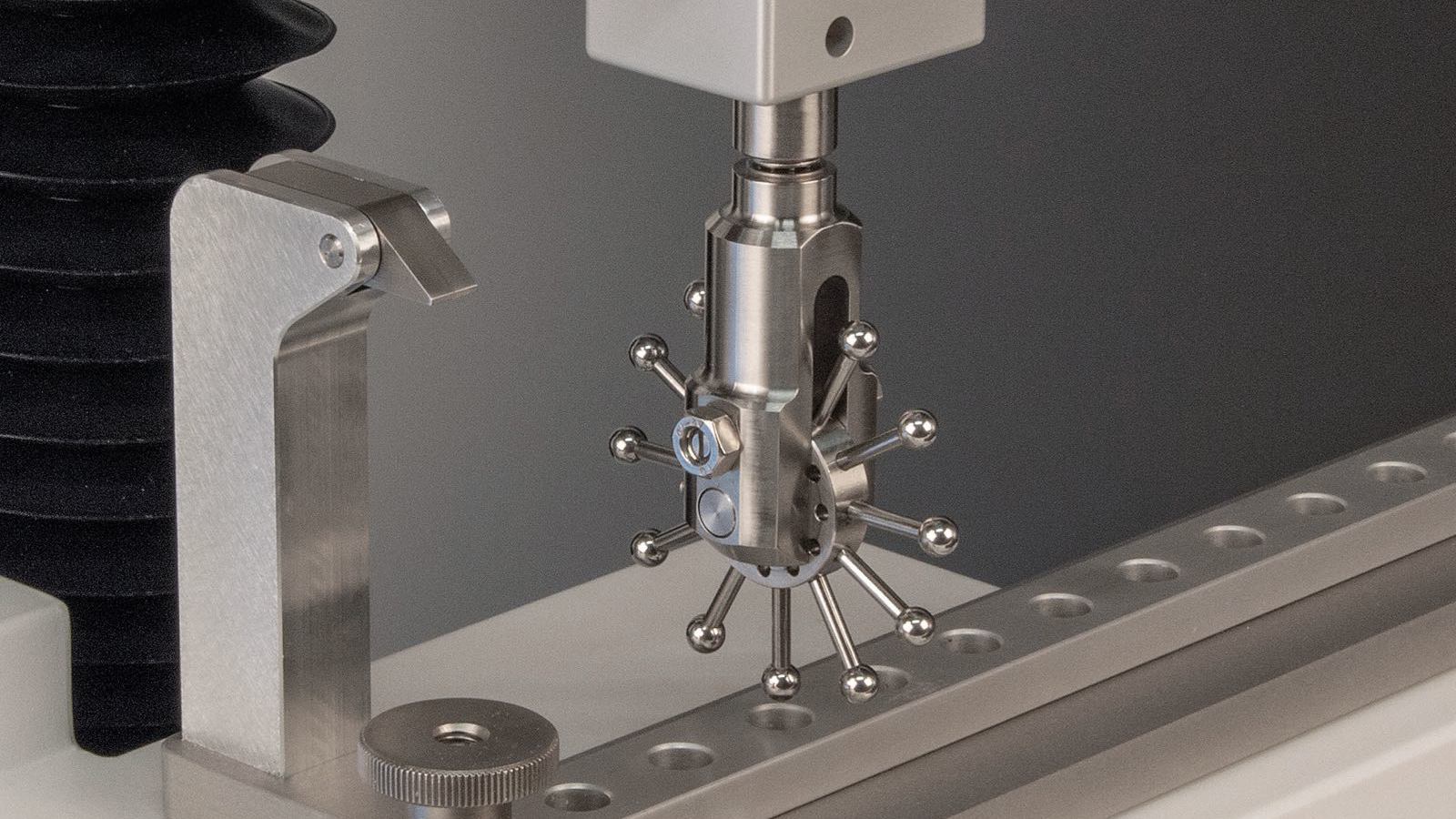 Multi Head Indexing Probe attached to Texture Analyser