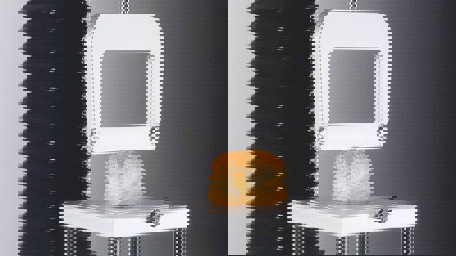 Extended Craft Knife attached to a Texture Analyser