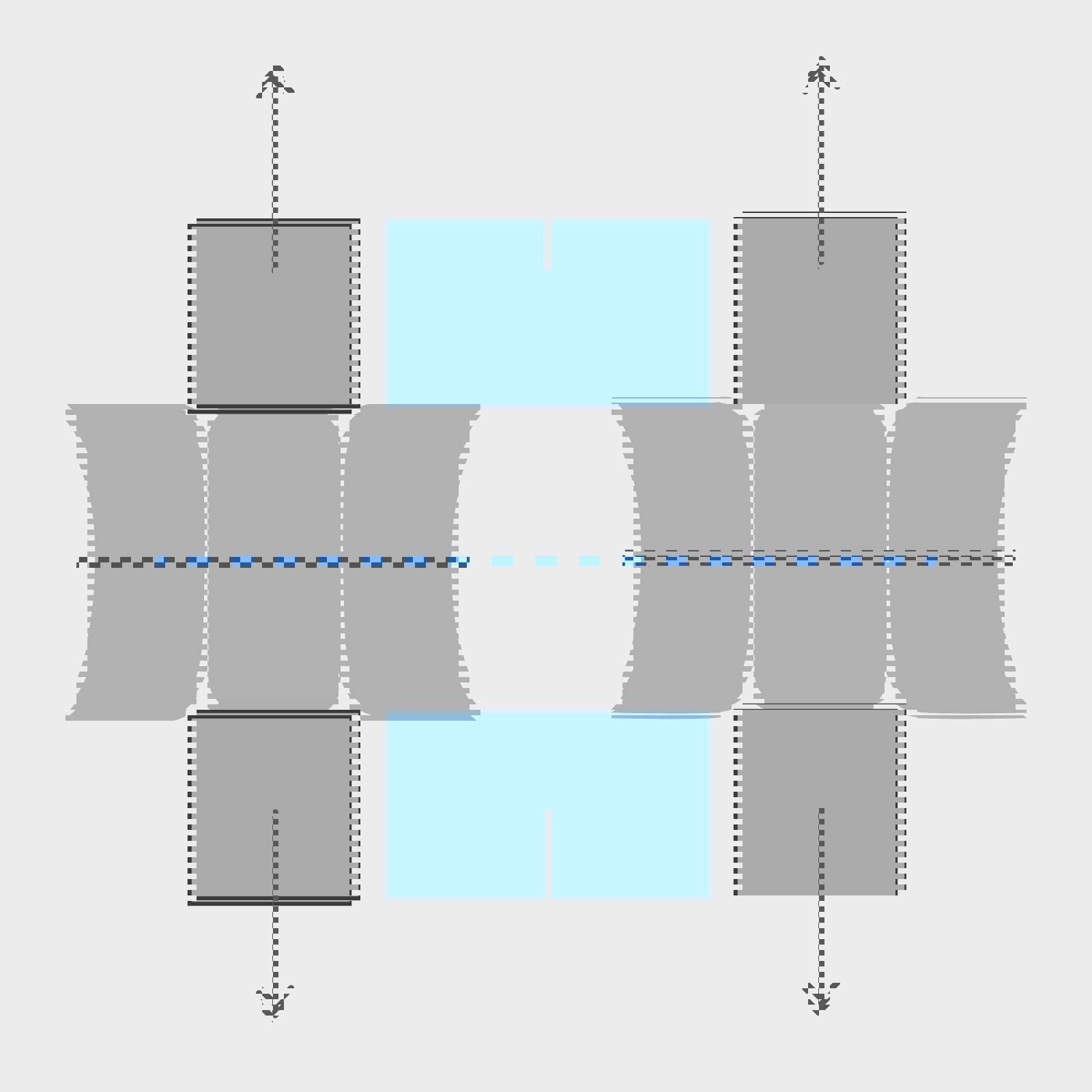 Stitch tear resistance diagram