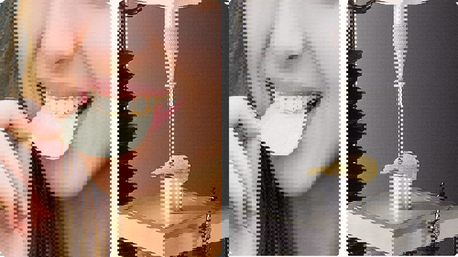 Imitative fracture test of a crisp