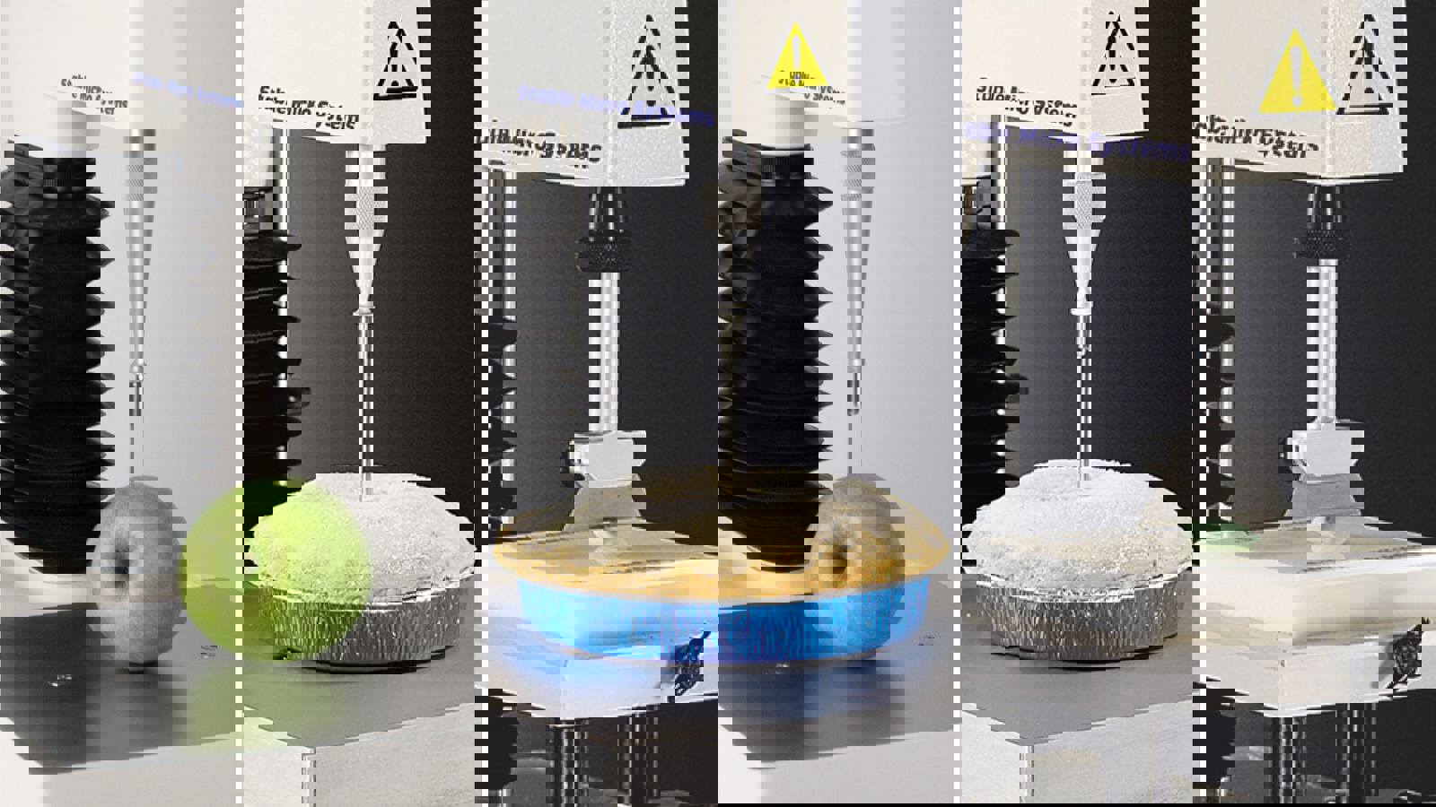 Examples of testing products with a shell, crust or skin