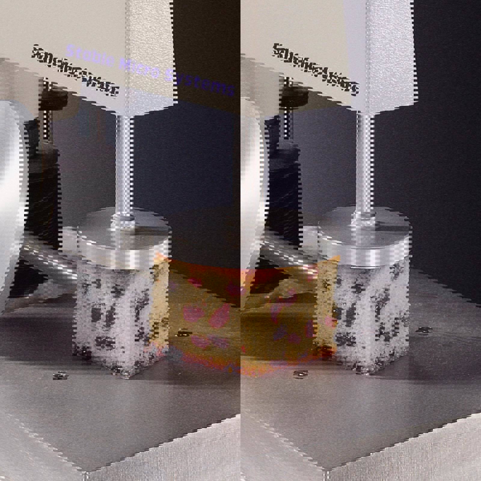 Compression test on cake using a Compression Platen