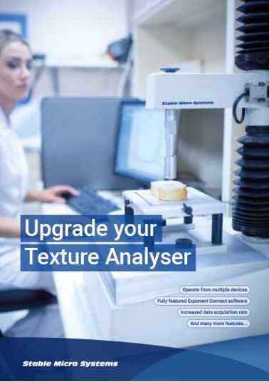 Upgrade your Texture Analyser – Plus to Connect specification (for existing customers)