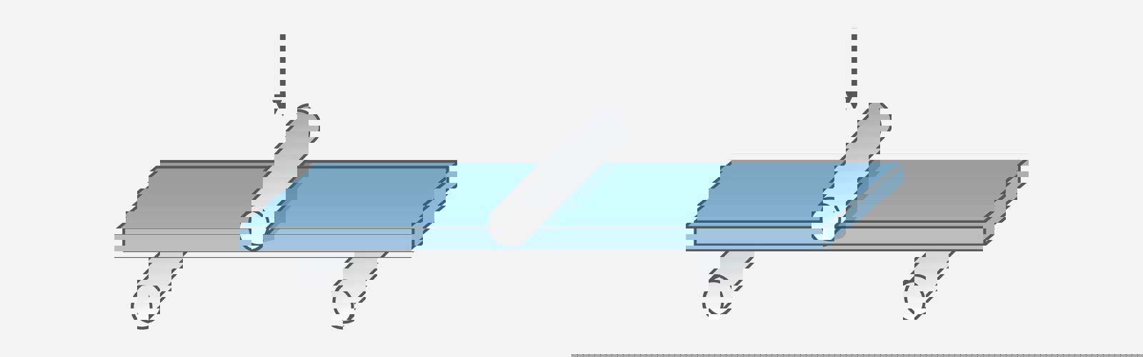 Diagram of flexural stiffness test