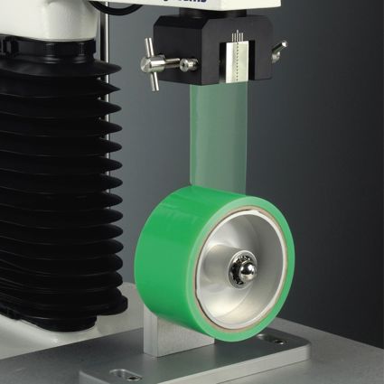 Tape Unwinding Rig attached to Texture Analyser