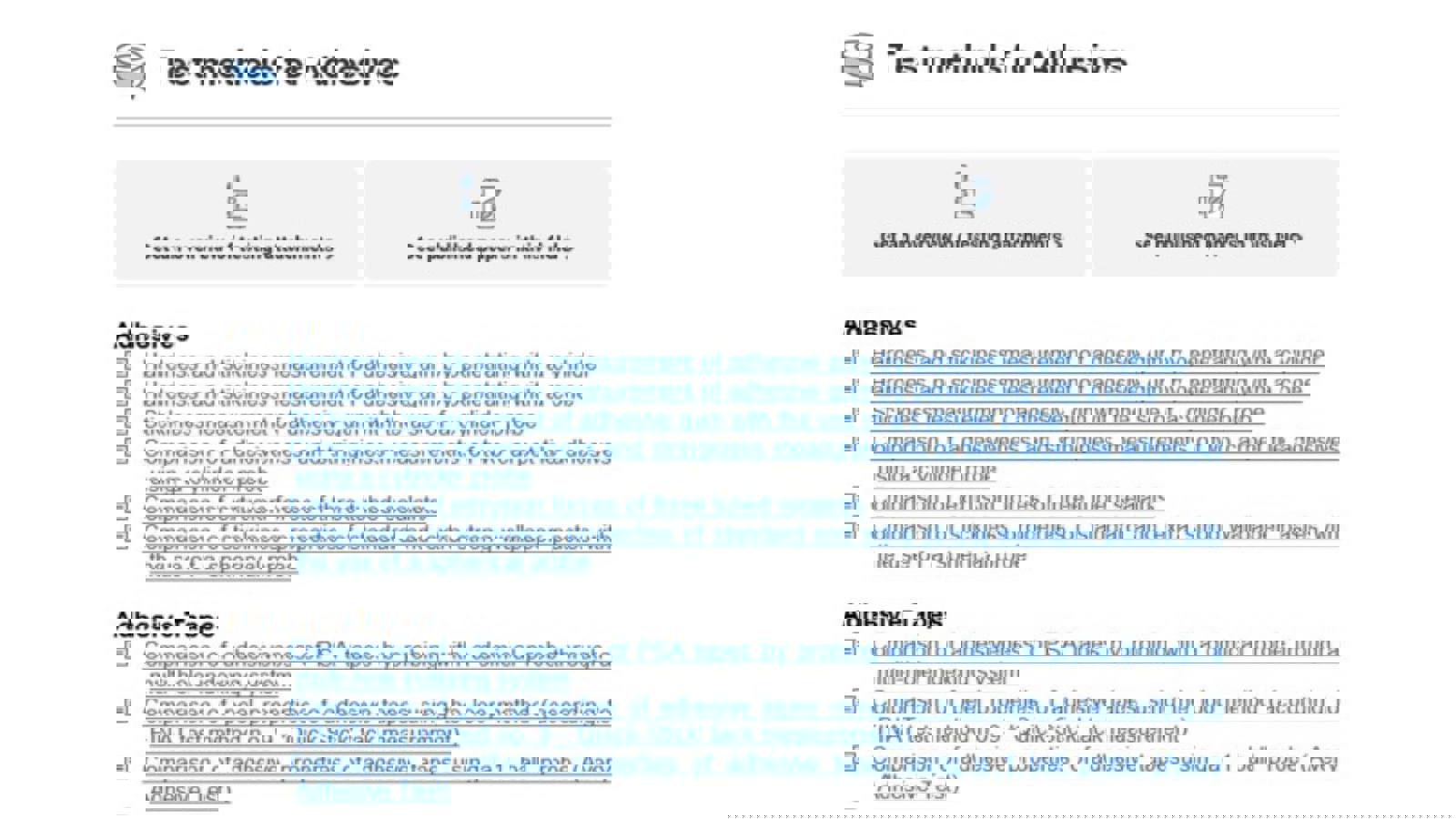 Test methods for adhesives screenshot
