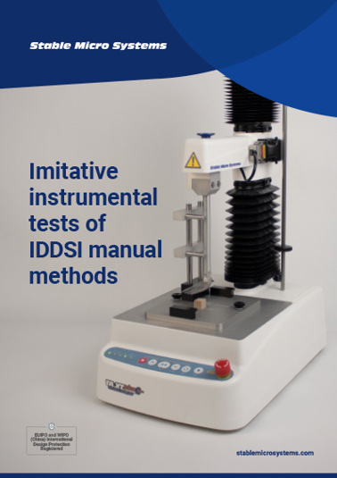 Imitative instrumental tests of IDDSI manual methods