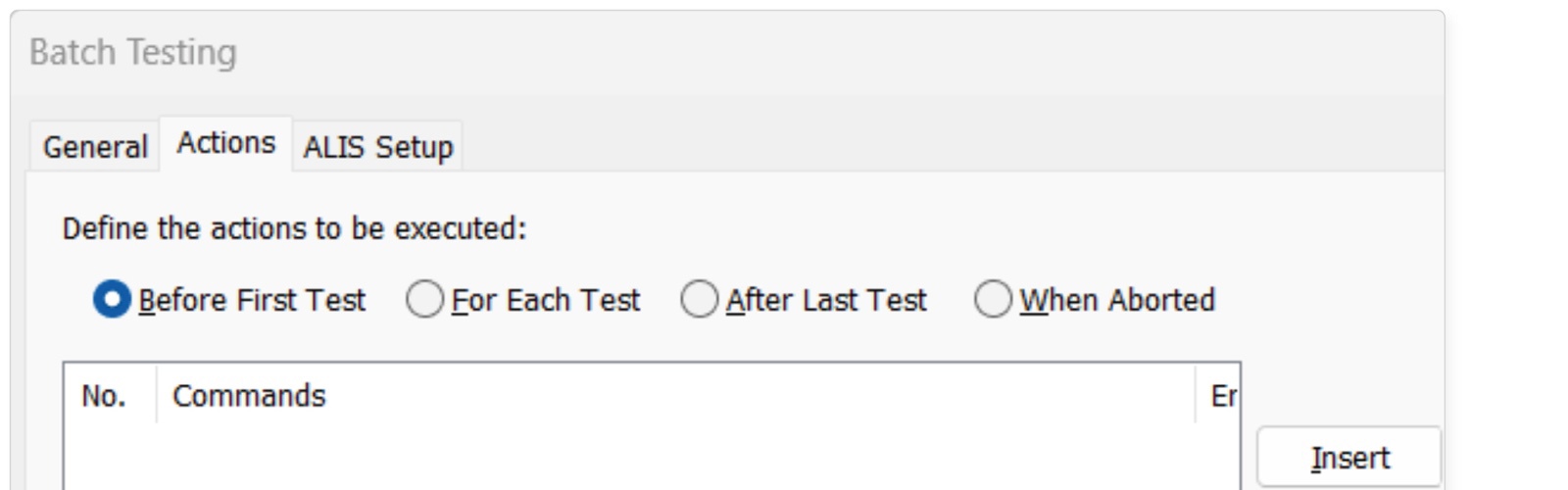 Screenshot of Exponent Connect software – adding operator prompts