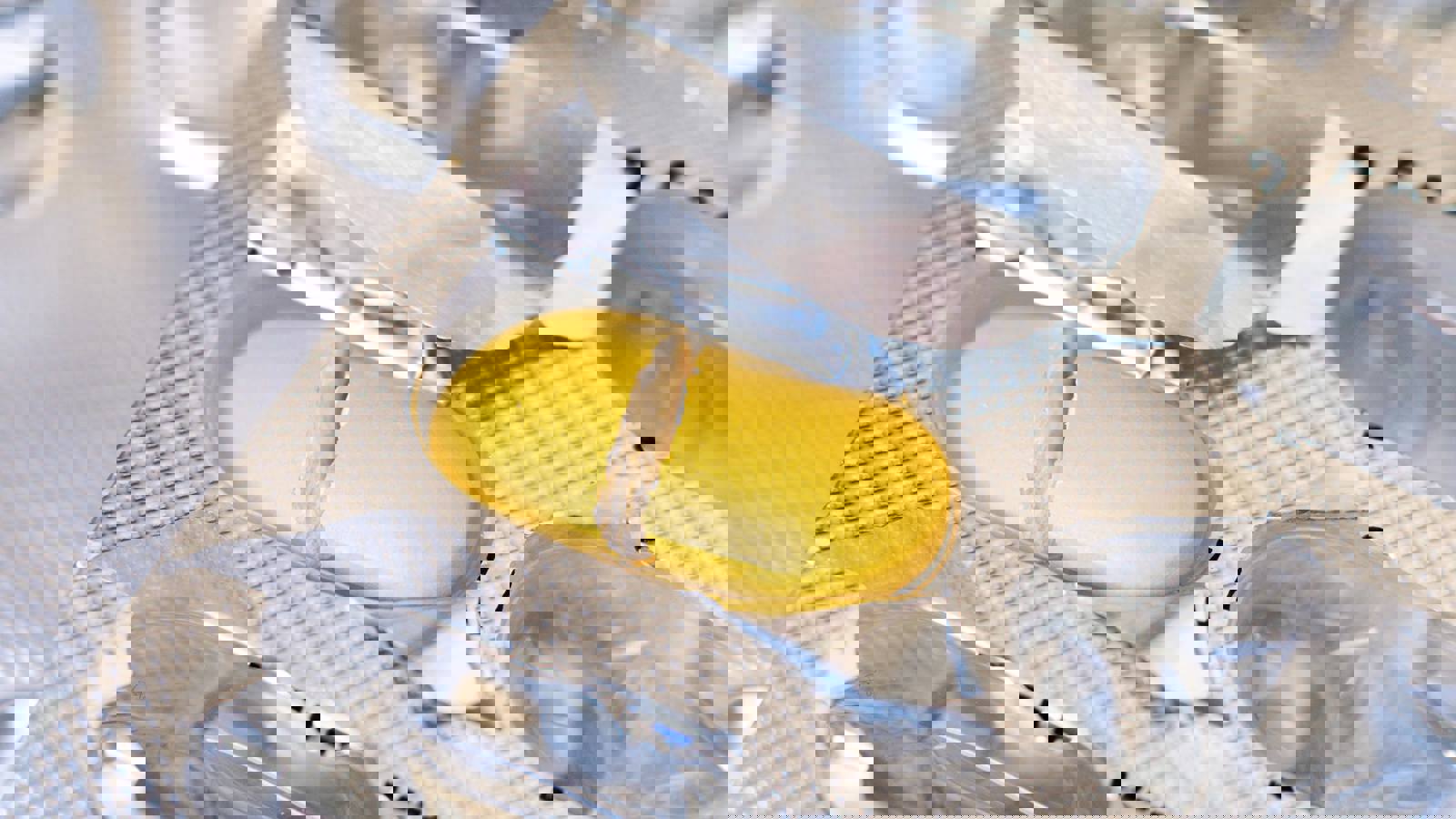 Broken pill in blister pack