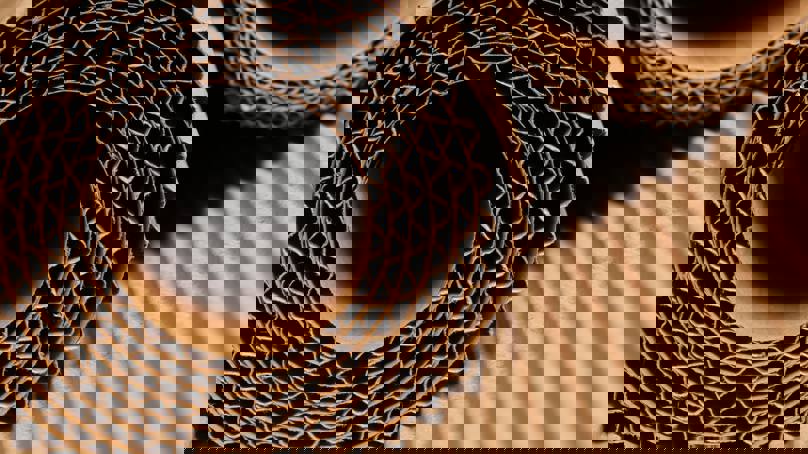 Rolls Of Corrugated Cardboard