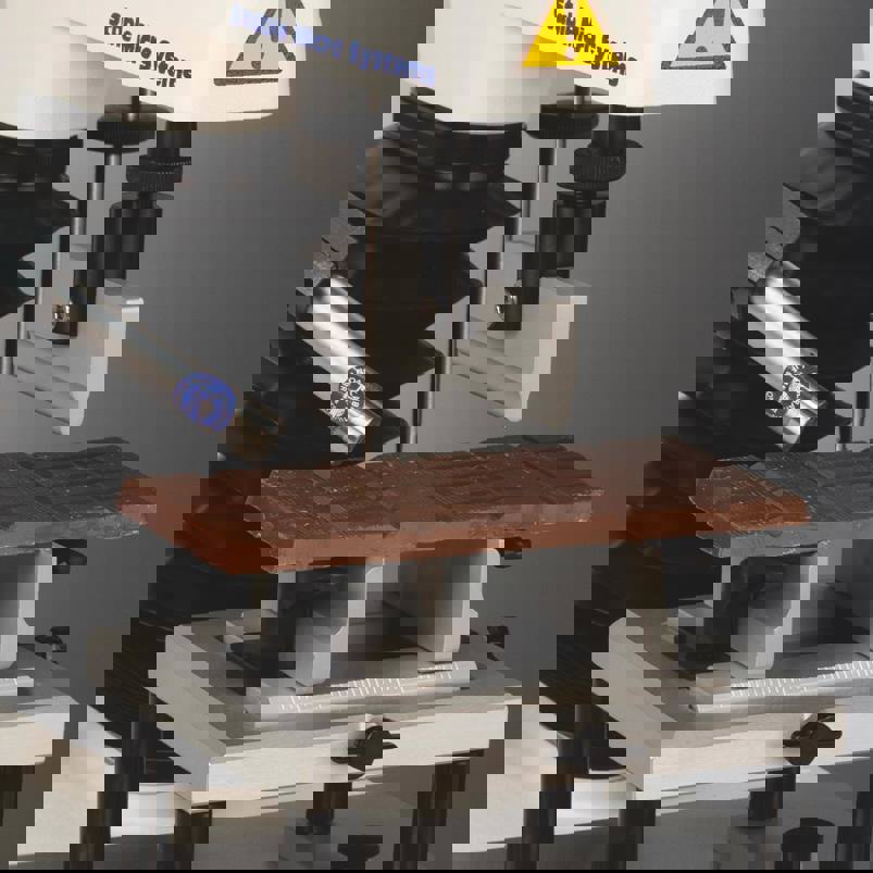 Acoustic Envelope Detector Testing Chocolate Bar