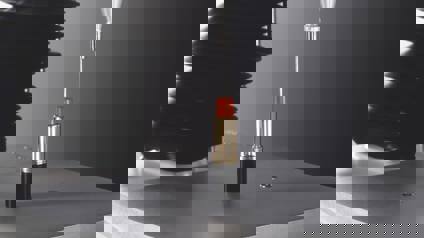 P:2 2Mm Cylinder Probe Attached To Texture Aanalyser Testing Red Lipstick