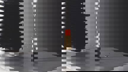 P:2 2Mm Cylinder Probe Attached To Texture Aanalyser Testing Red Lipstick