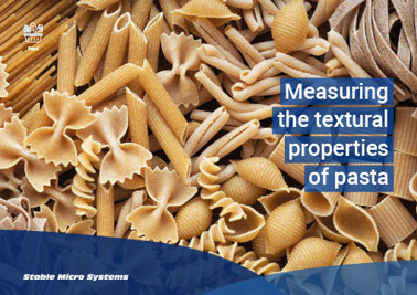 Measuring the textural properties of pasta