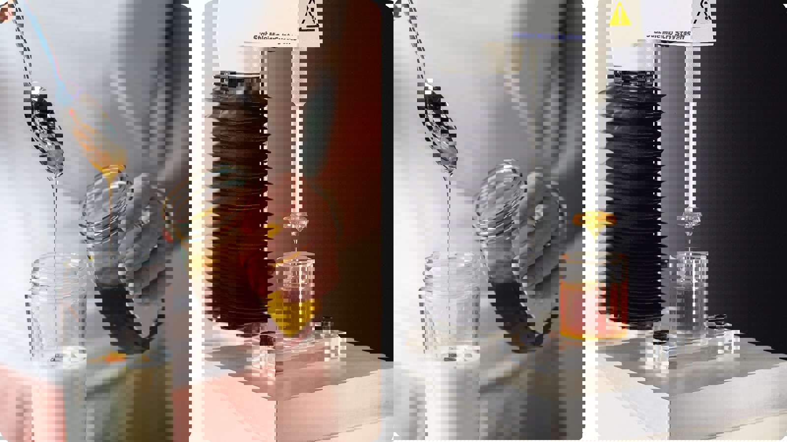 Imitative extrusion test of honey