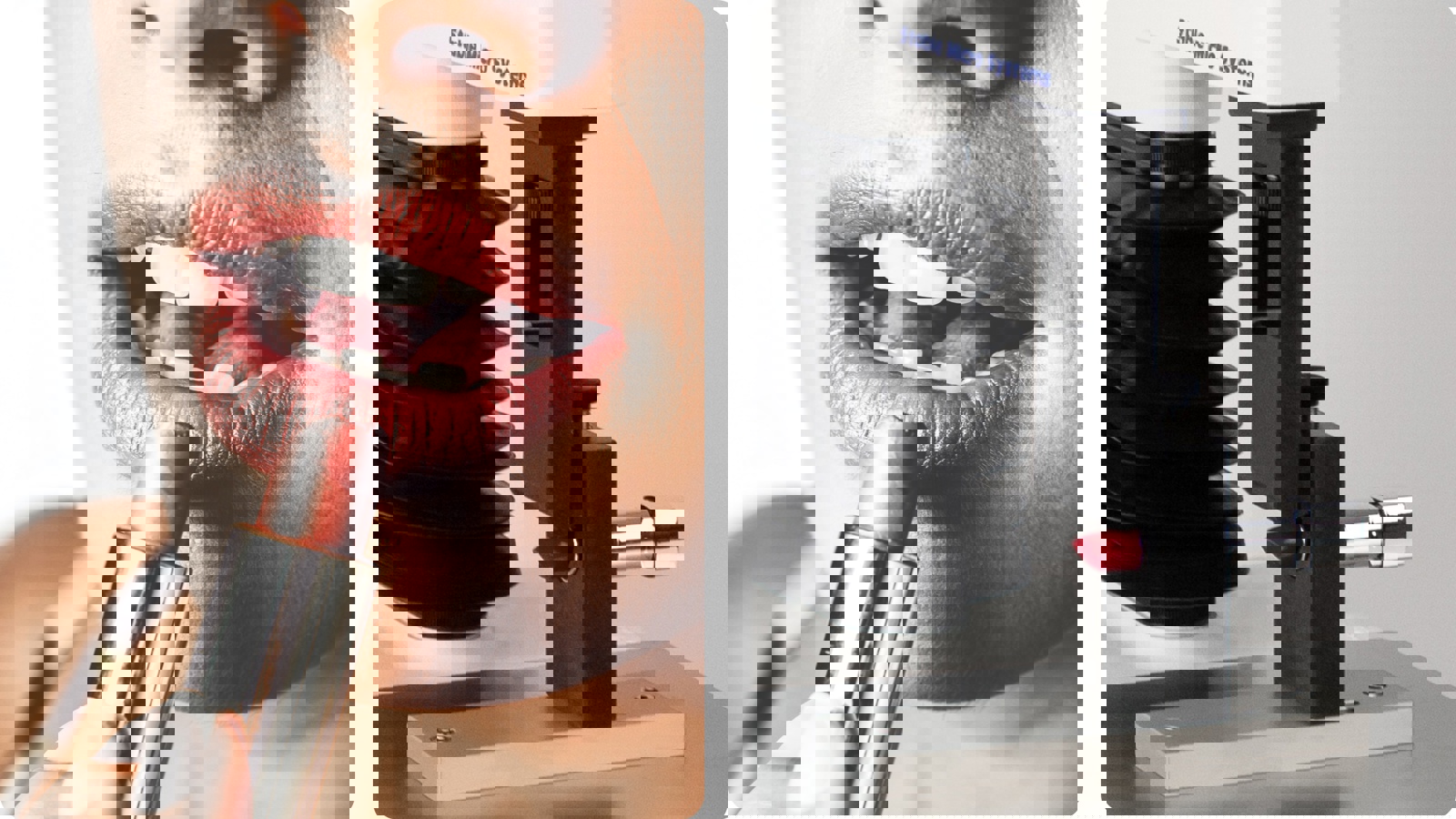 Imitative bend test of lipstick