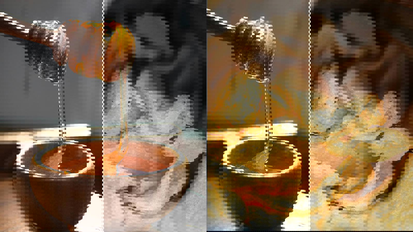 Comparison between the rheology of honey and crunchiness of crisps