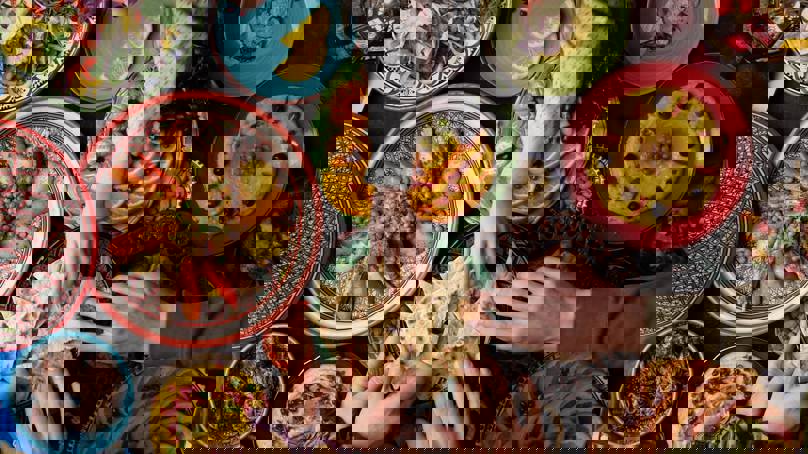 Table Full Of Maghreb Cuisine