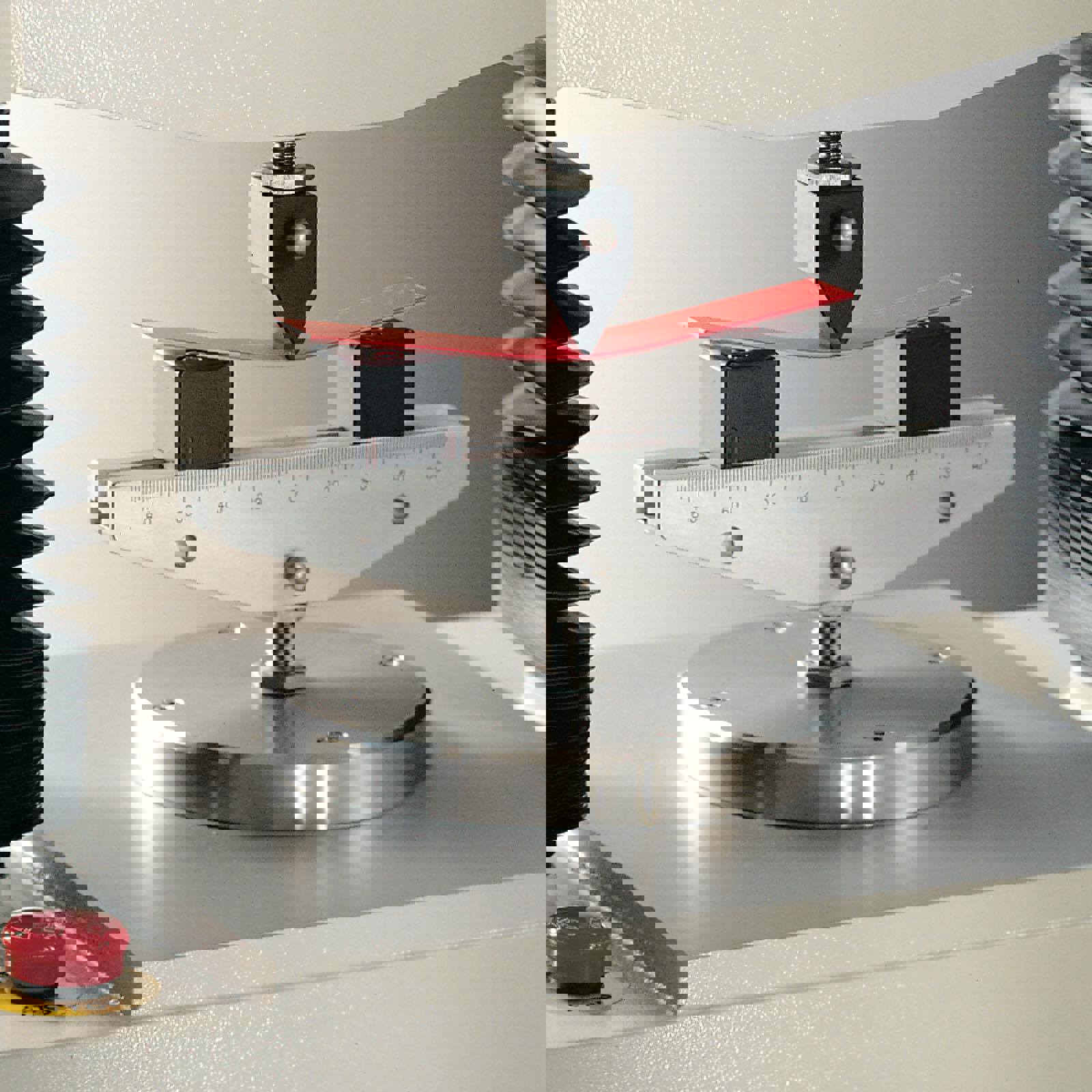 Large Three Point Bend Rig testing plastic