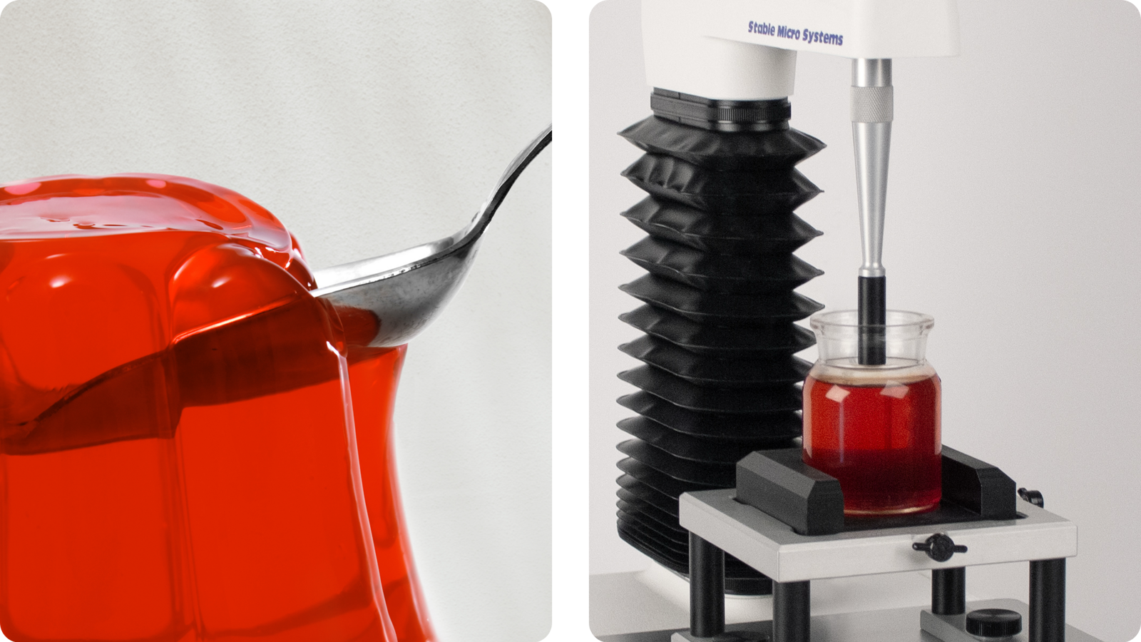 Imitative penetration test of jelly