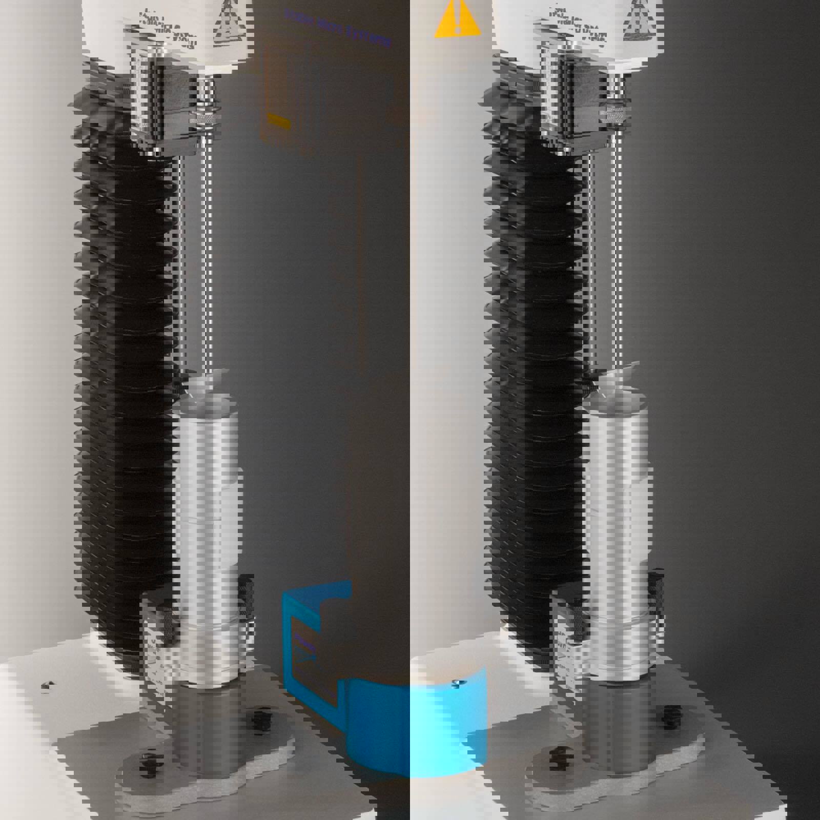 Sample prepared with blade