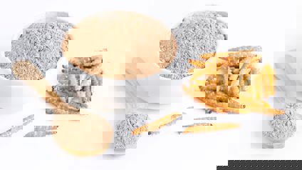 Insect Powder In Bowl And Spoon