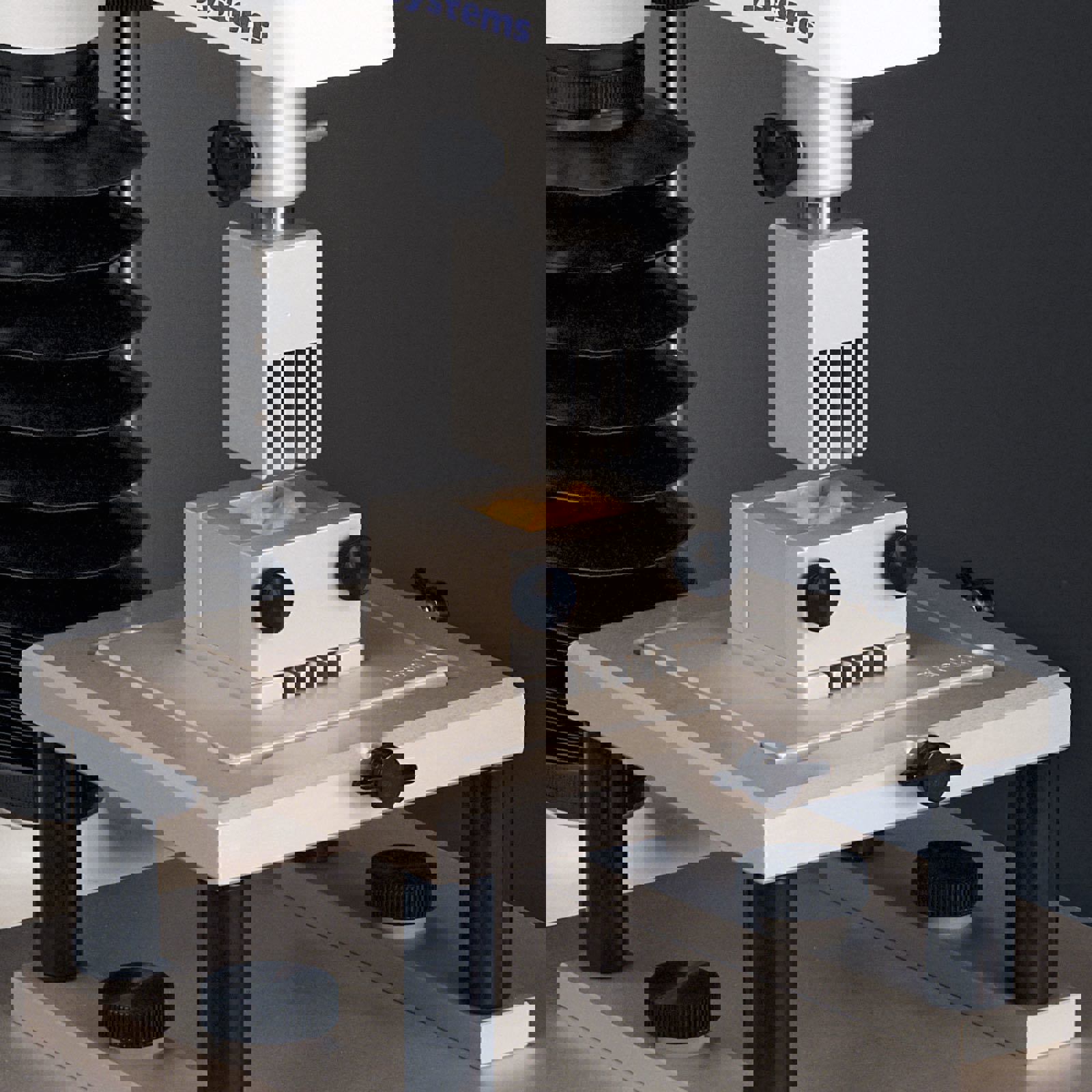 Mini Kramer Shear Cell attached to Texture Analyser