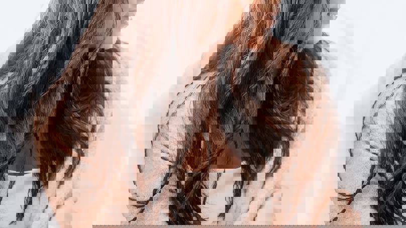 Close Up Of Hair With Volume And Texture