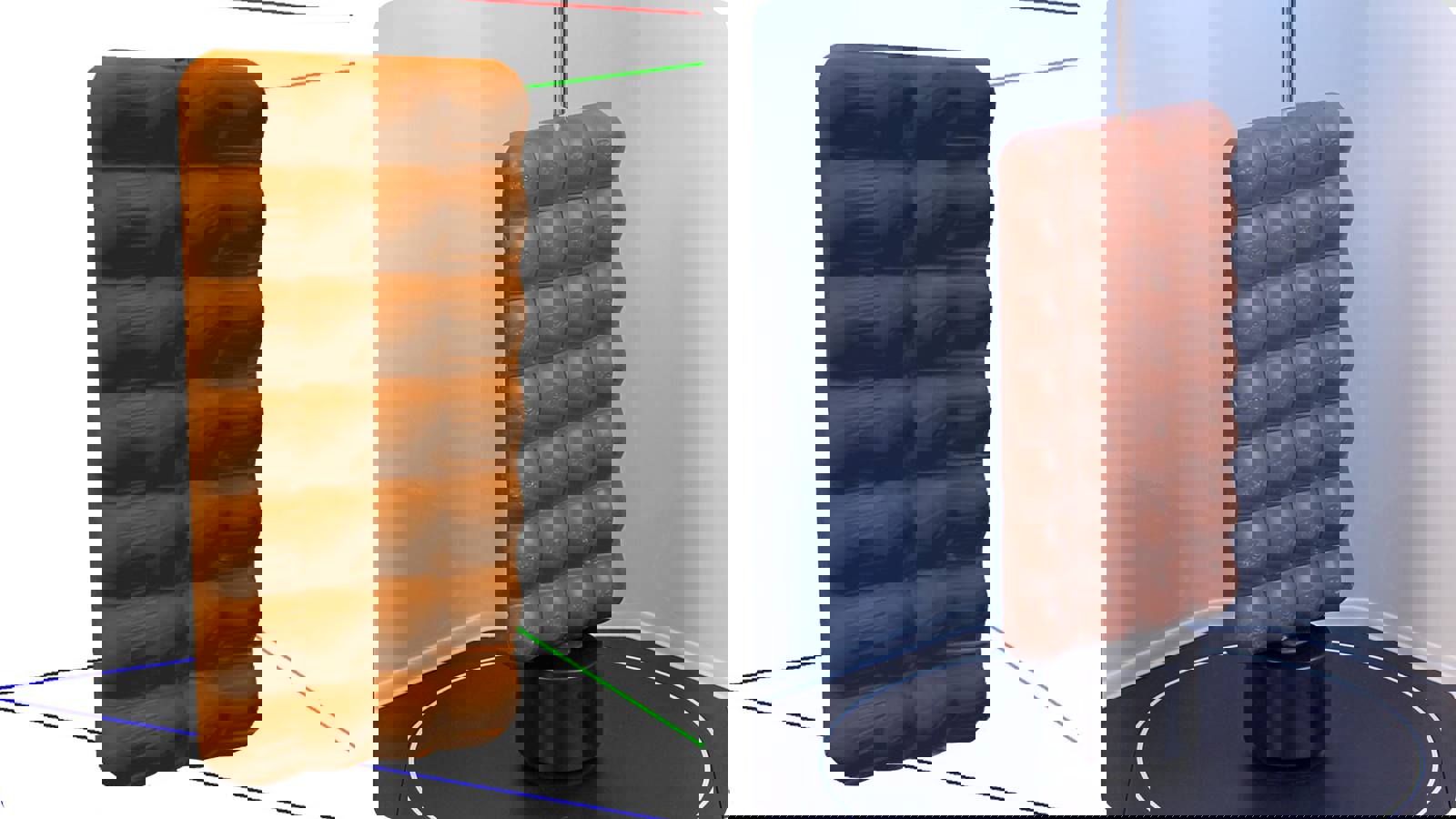 Volscan Profiler with bar of chocolate and scan of bar of chocolate