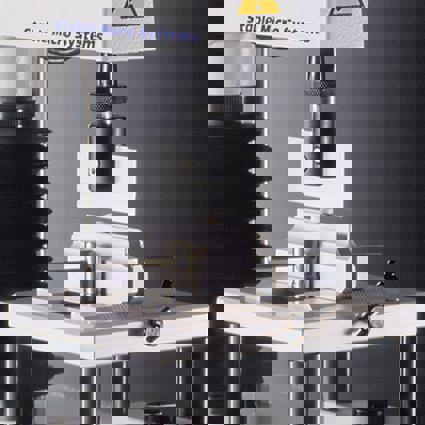 Miniature Three Point Bend Rig testing tablet