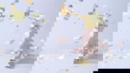 China Doll Breaking Into Pieces