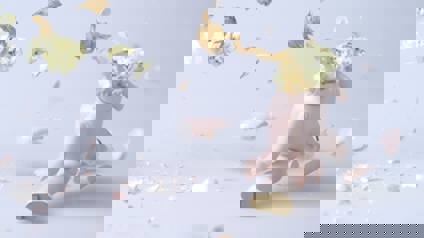 China Doll Breaking Into Pieces