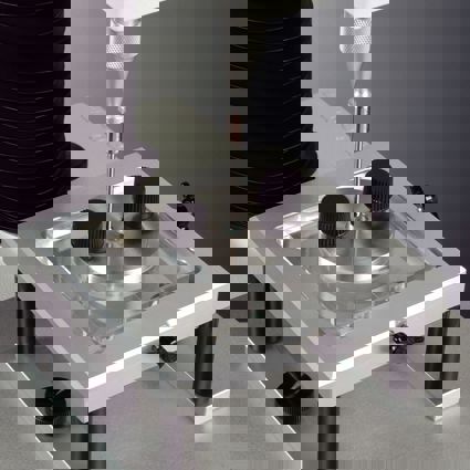 Film Support Rig attached to Texture Analyser