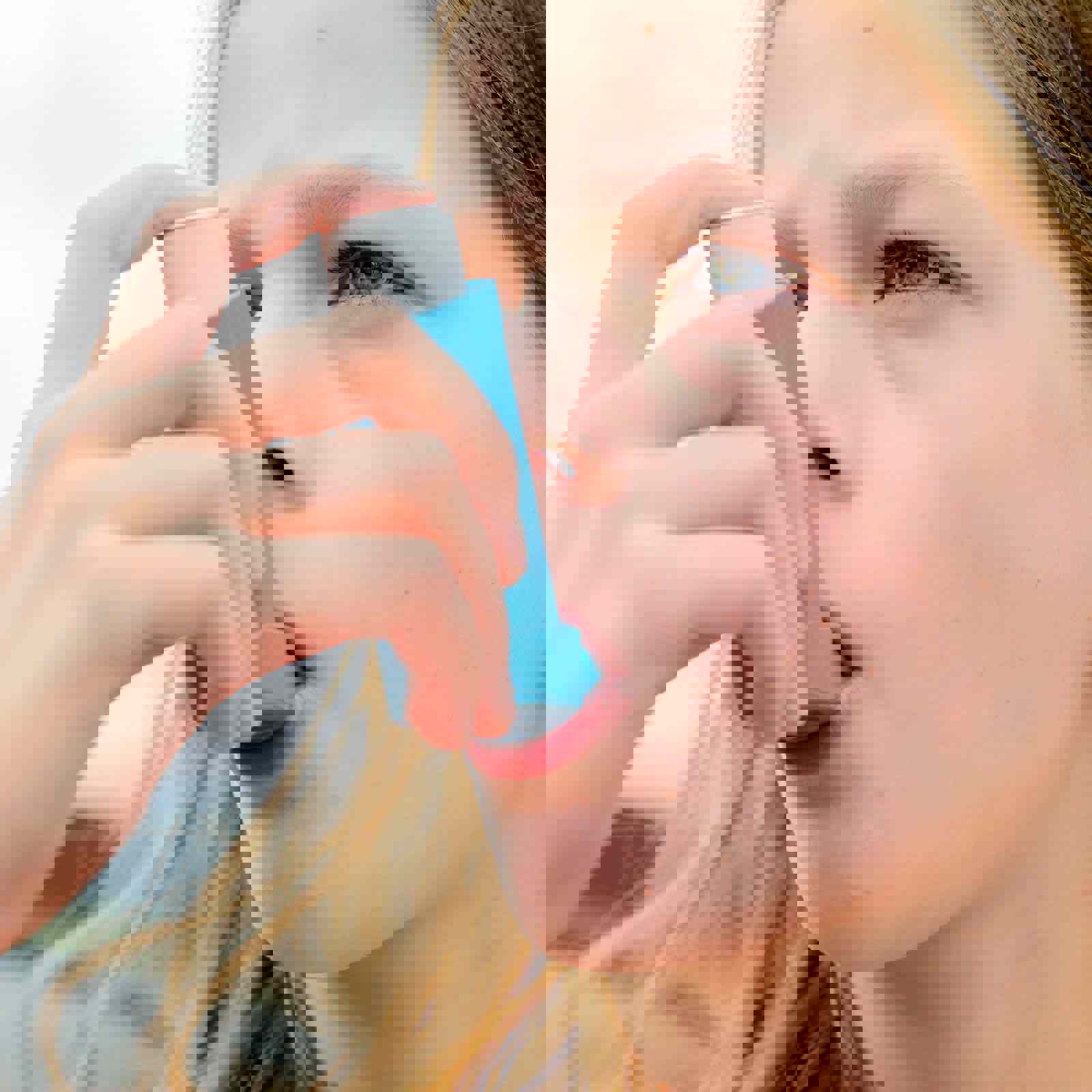 Child using an inhaler