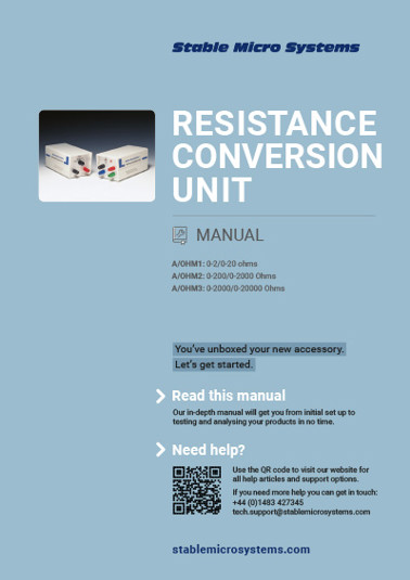  Resistance Conversion Unit Manual