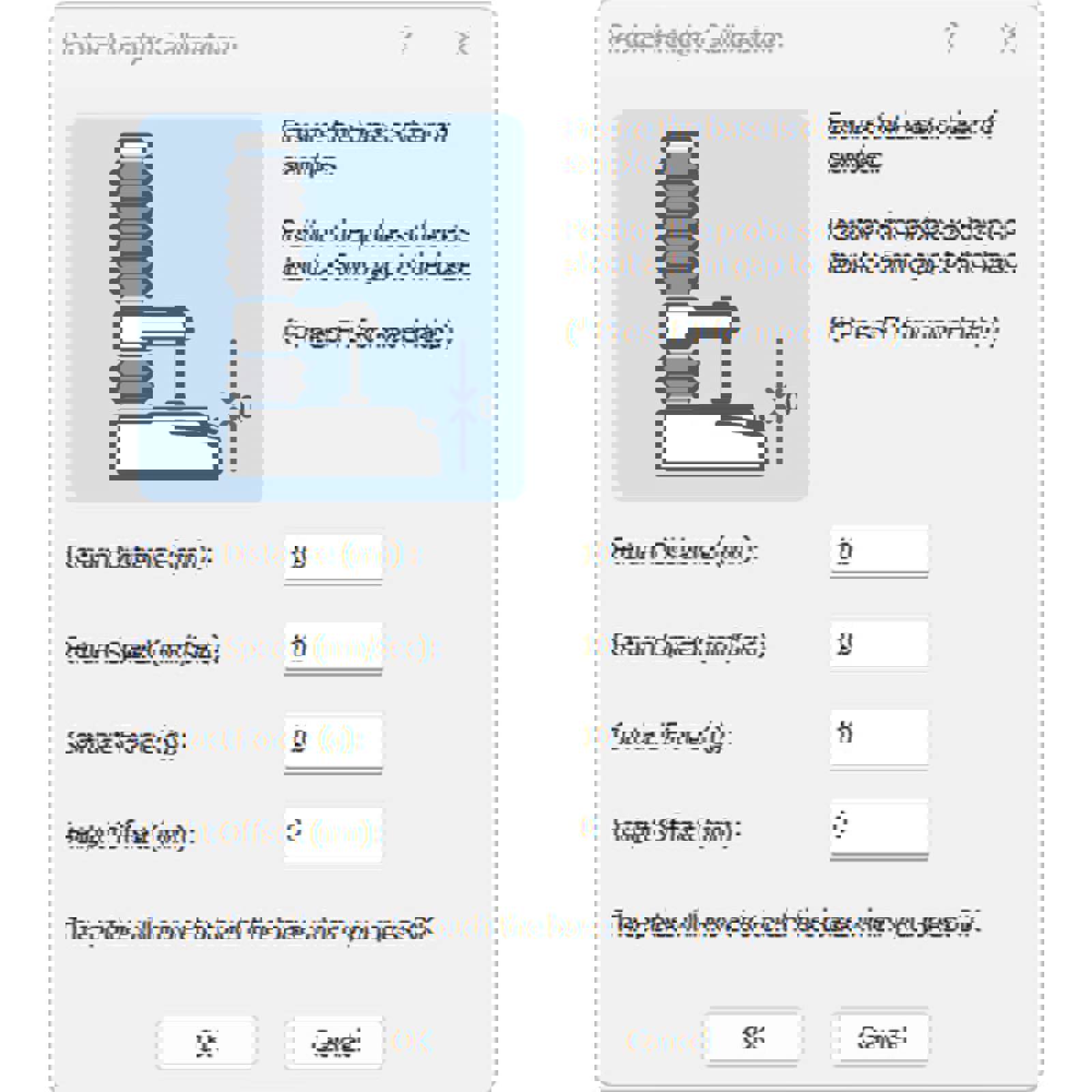Probe Height Calibration Screenshot From Exponent Connect Software
