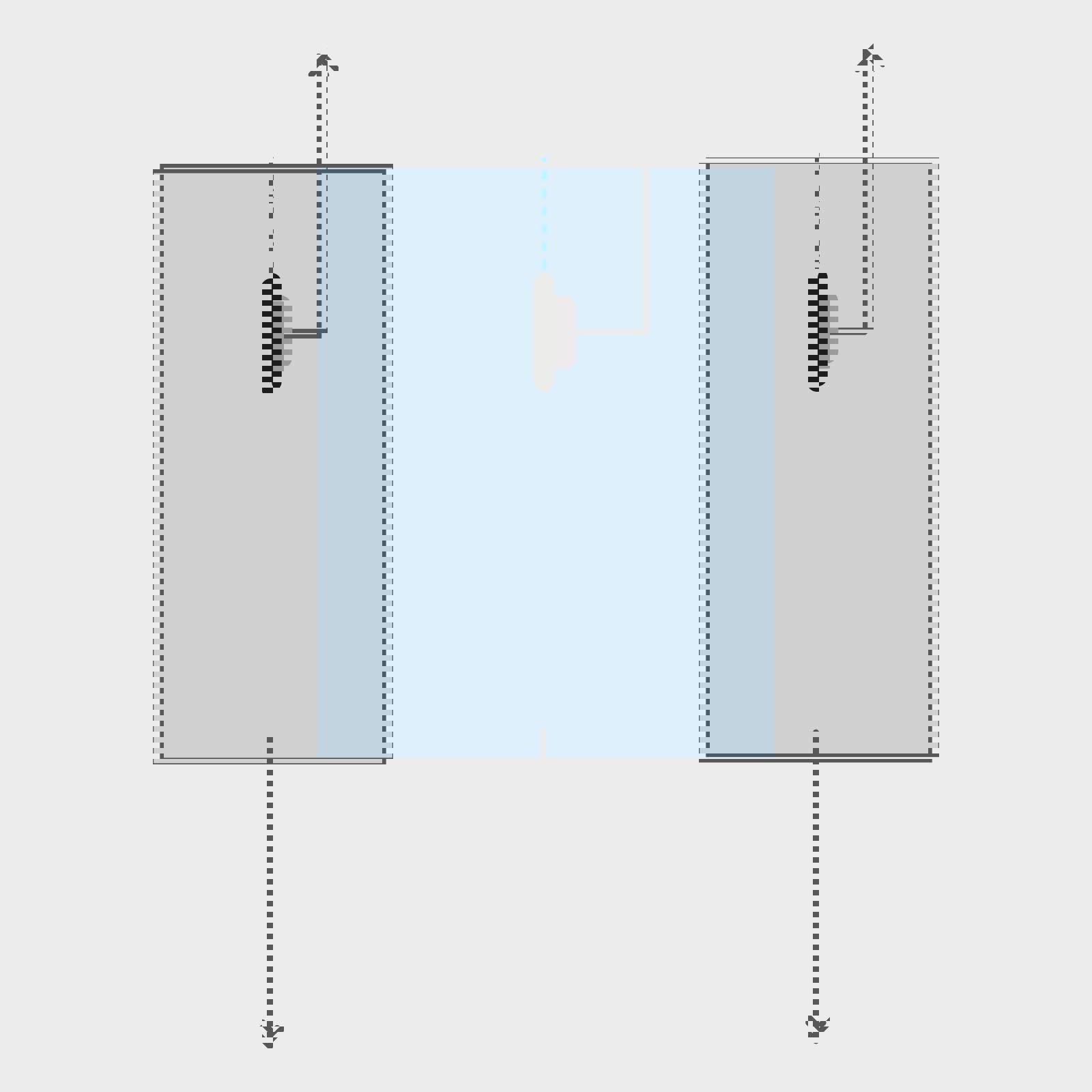 Diagram of tensile stitch tear test