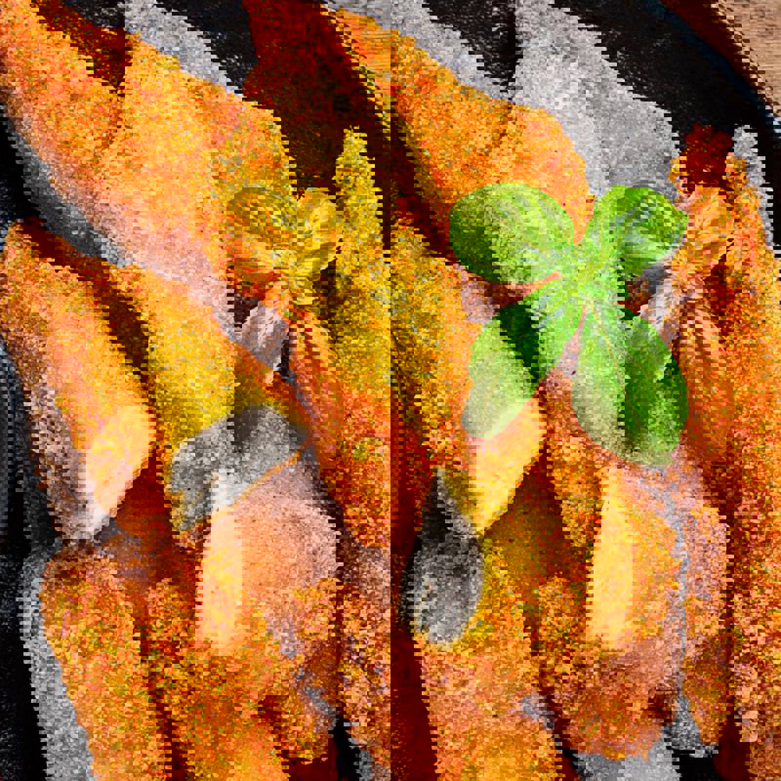 Breaded chicken strips